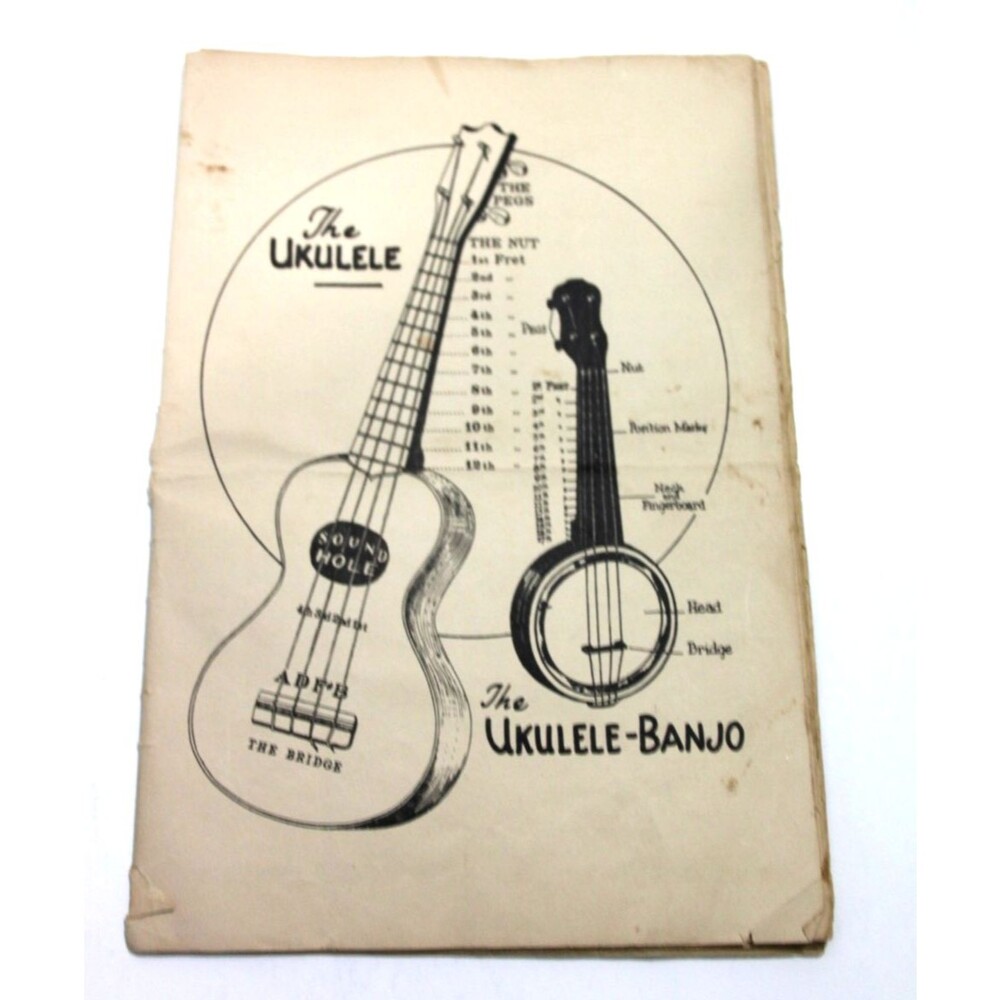 Jack Snyder Self Instructor Ukulele Ukulele Banjo Vintage Music Songbook 1924